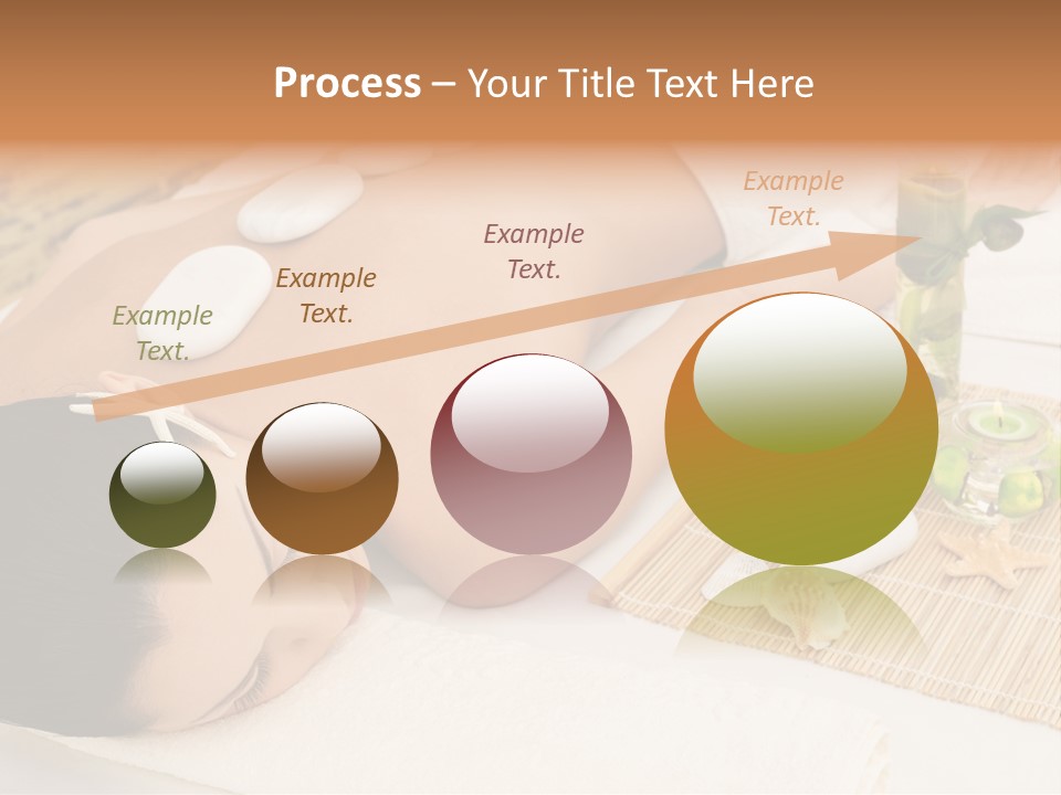 Closed Eye Caucasian Attractive PowerPoint Template