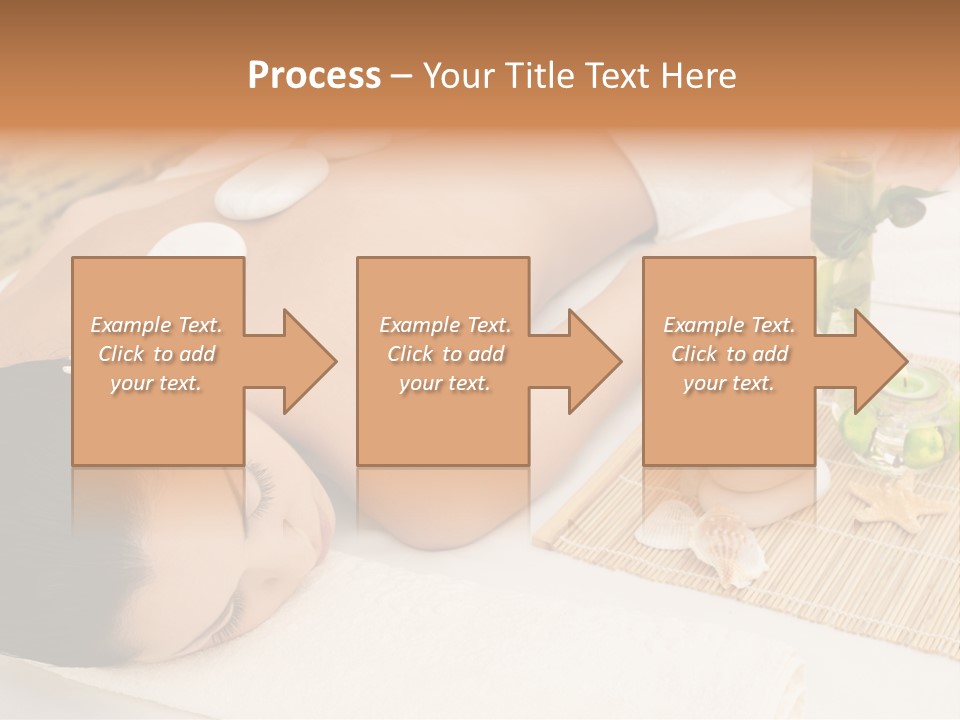 Closed Eye Caucasian Attractive PowerPoint Template