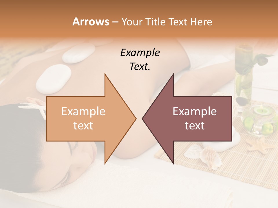 Closed Eye Caucasian Attractive PowerPoint Template