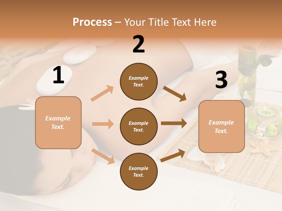 Closed Eye Caucasian Attractive PowerPoint Template