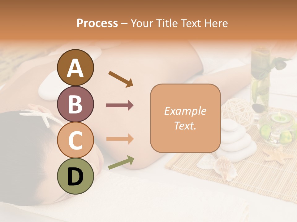 Closed Eye Caucasian Attractive PowerPoint Template