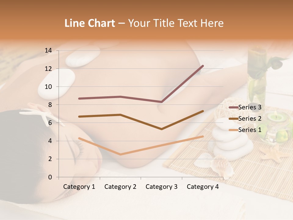 Closed Eye Caucasian Attractive PowerPoint Template