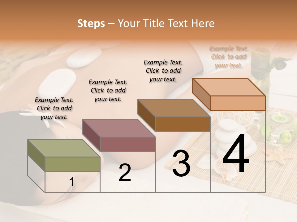 Closed Eye Caucasian Attractive PowerPoint Template