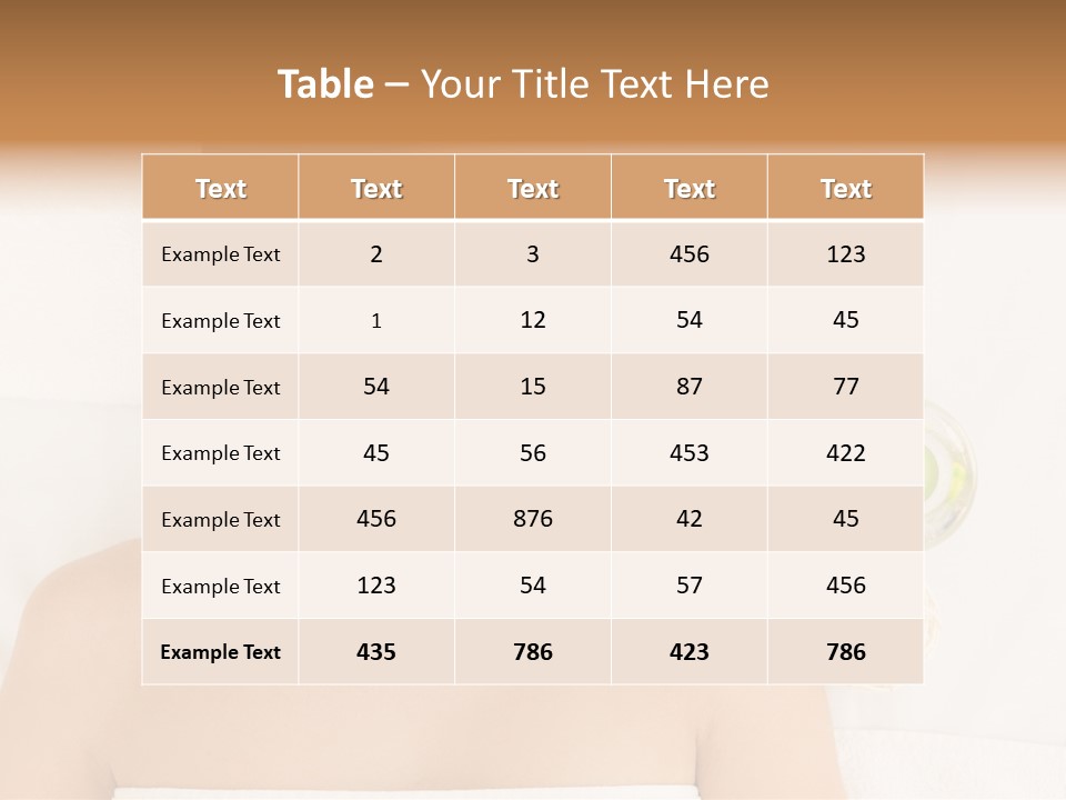 Attractive One White PowerPoint Template