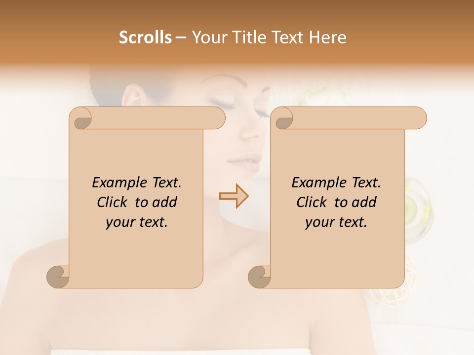 Attractive One White PowerPoint Template
