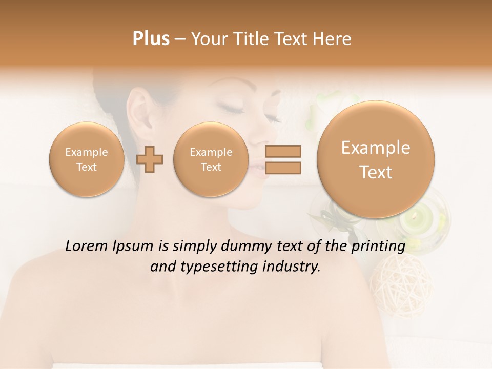 Attractive One White PowerPoint Template