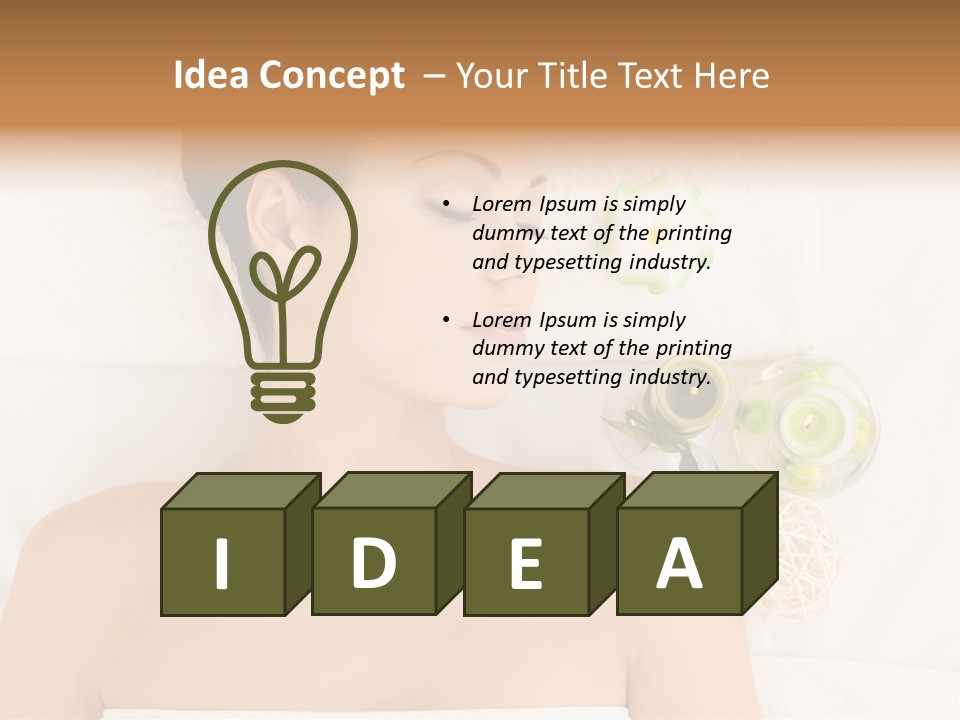 Attractive One White PowerPoint Template