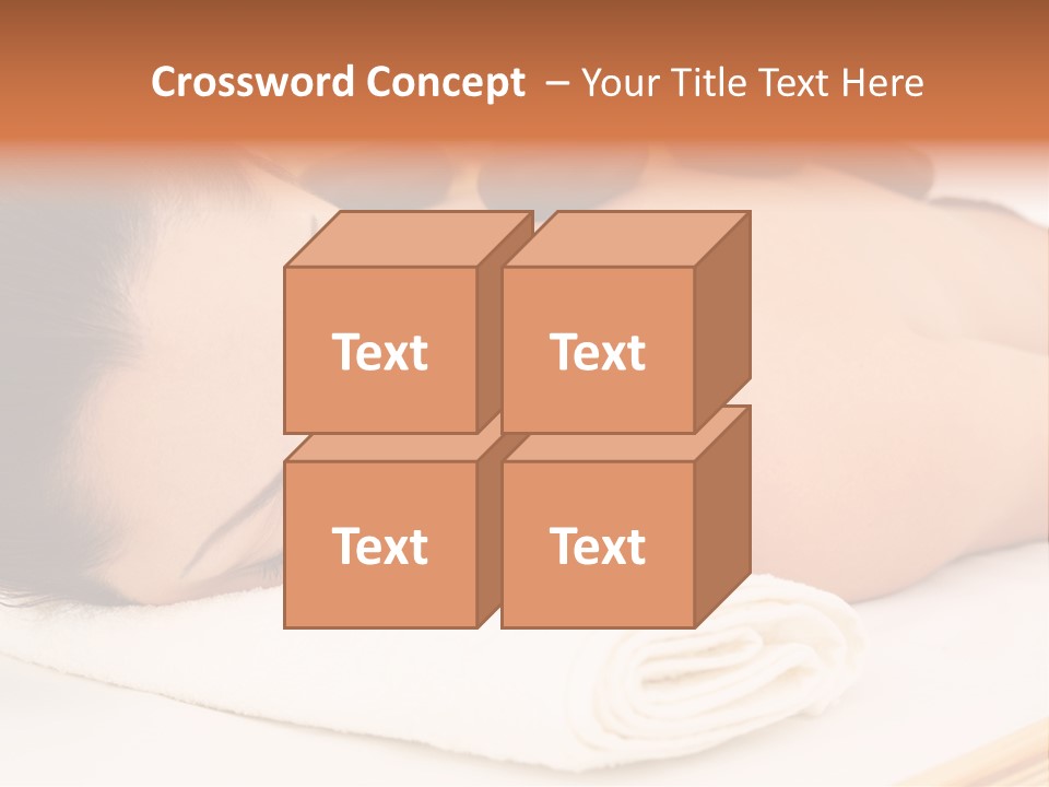 Hot Stone Healthy Lifestyle High Key PowerPoint Template