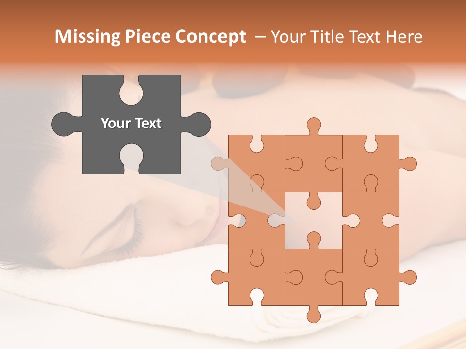 Hot Stone Healthy Lifestyle High Key PowerPoint Template