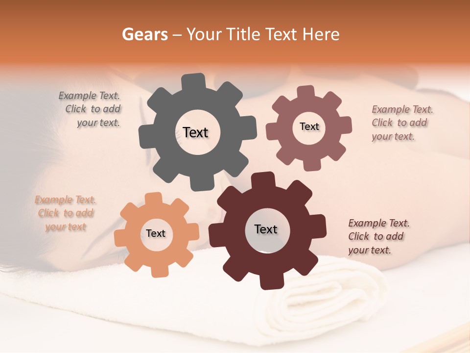 Hot Stone Healthy Lifestyle High Key PowerPoint Template