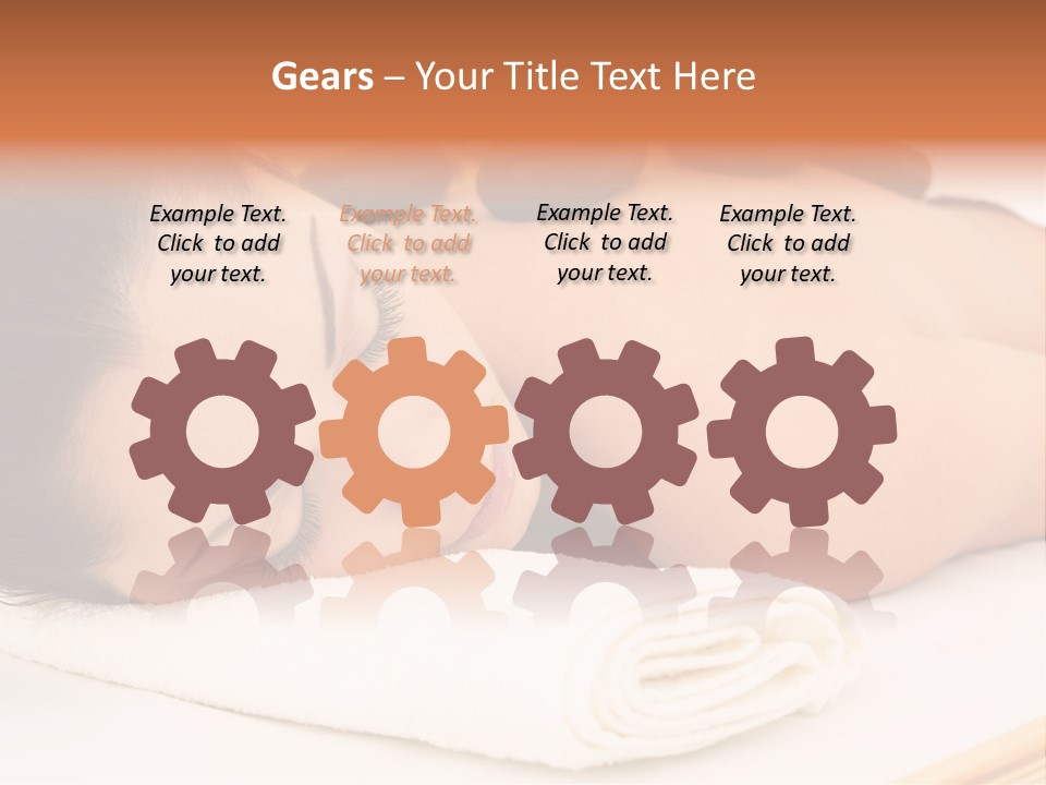 Hot Stone Healthy Lifestyle High Key PowerPoint Template