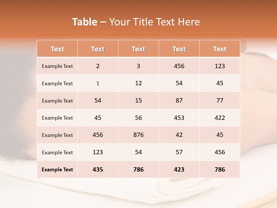 Hot Stone Healthy Lifestyle High Key PowerPoint Template