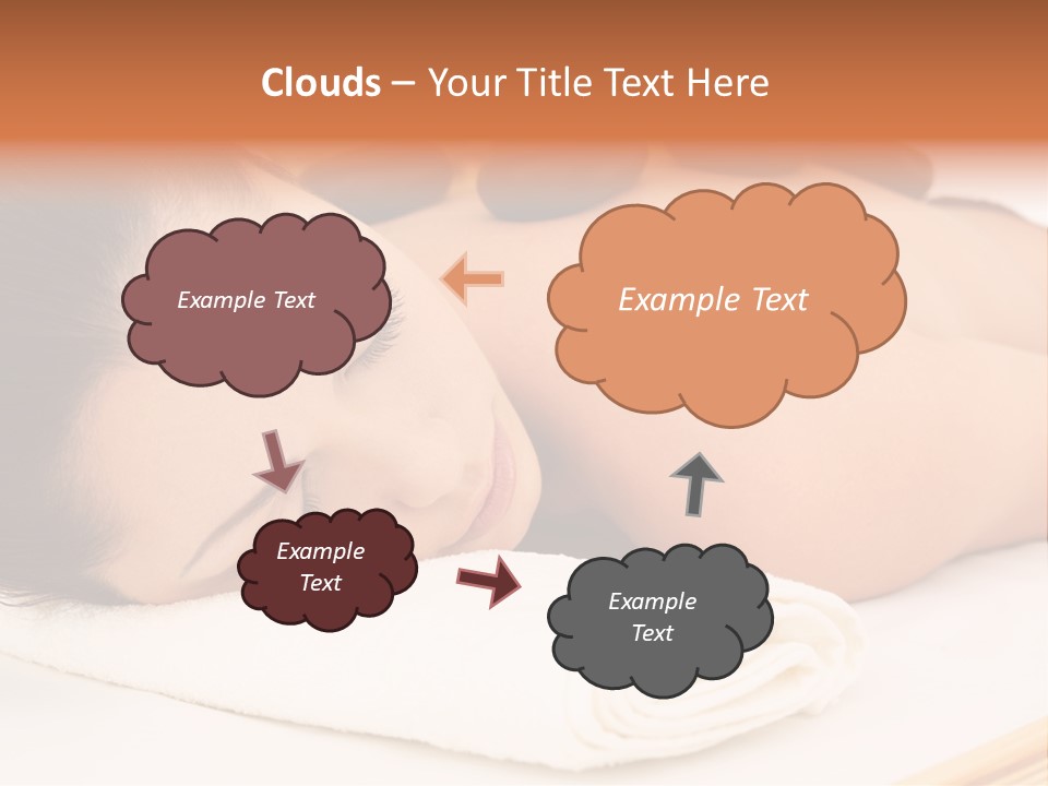 Hot Stone Healthy Lifestyle High Key PowerPoint Template