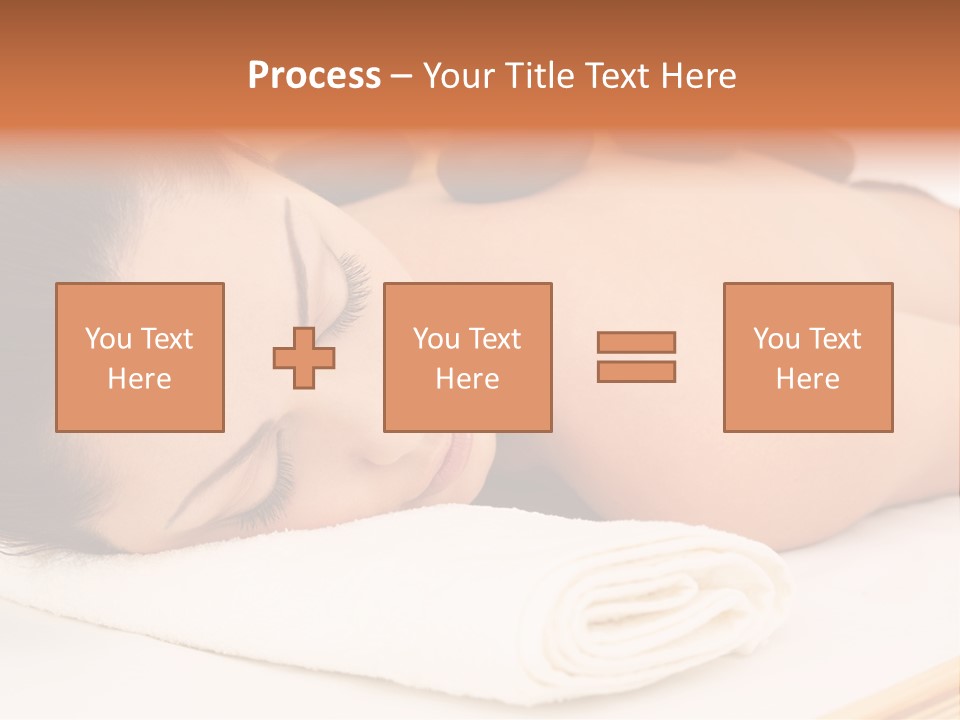 Hot Stone Healthy Lifestyle High Key PowerPoint Template