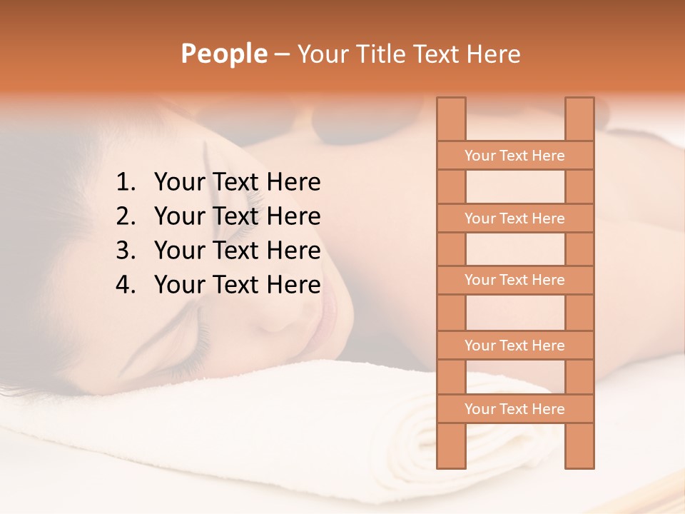 Hot Stone Healthy Lifestyle High Key PowerPoint Template