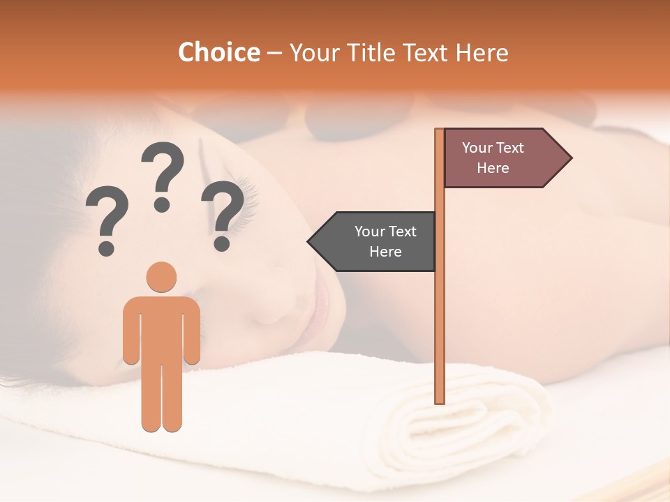 Hot Stone Healthy Lifestyle High Key PowerPoint Template