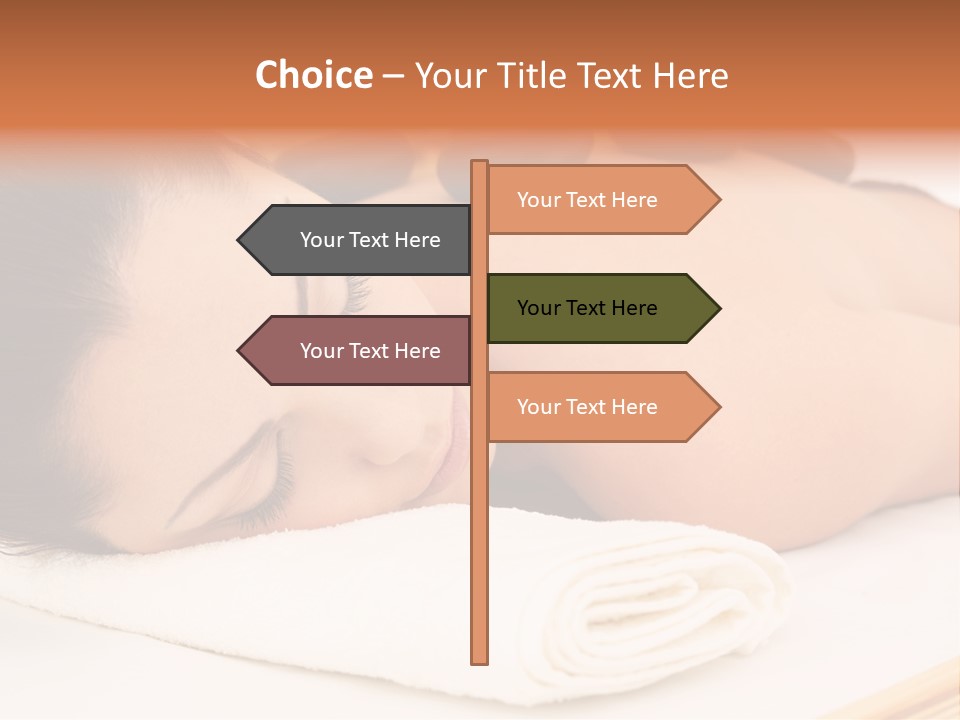 Hot Stone Healthy Lifestyle High Key PowerPoint Template