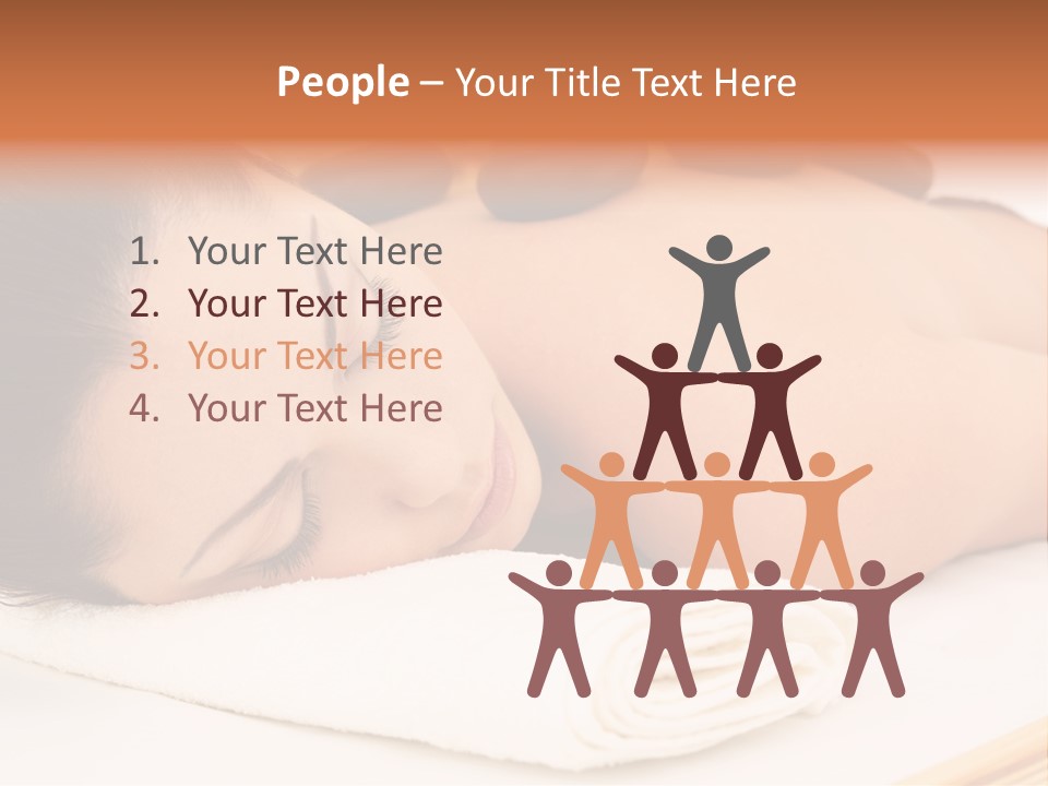 Hot Stone Healthy Lifestyle High Key PowerPoint Template