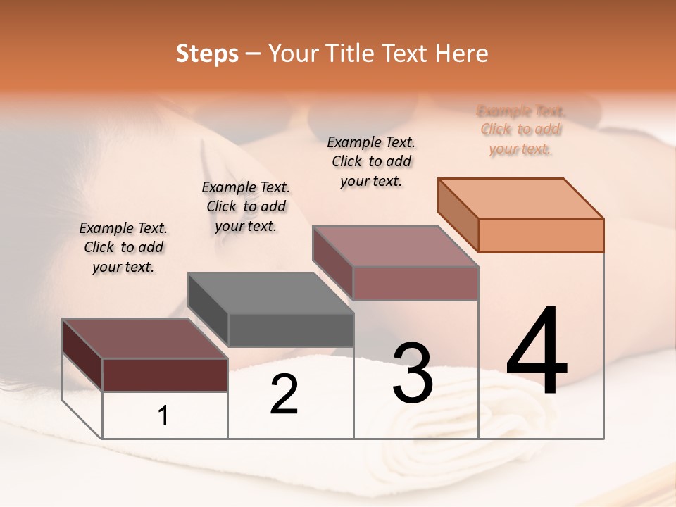 Hot Stone Healthy Lifestyle High Key PowerPoint Template