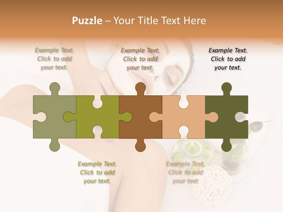 Beauty Therapy Face Facial Mask PowerPoint Template