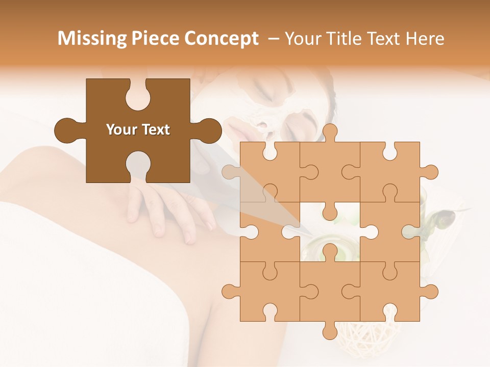 Beauty Therapy Face Facial Mask PowerPoint Template