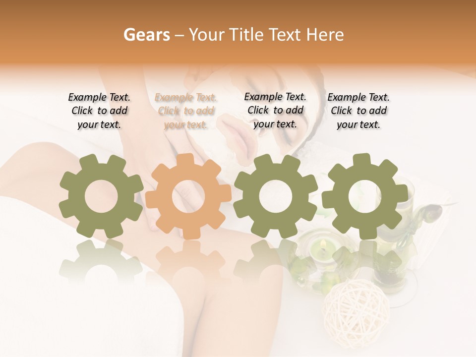 Beauty Therapy Face Facial Mask PowerPoint Template