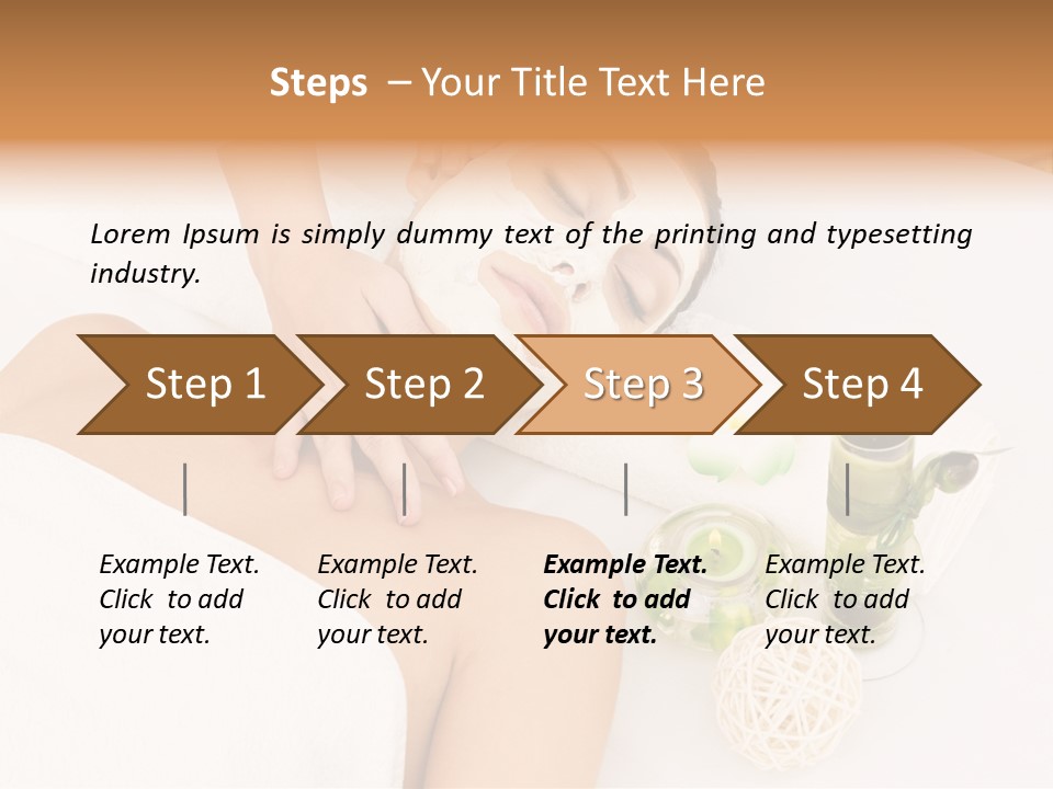 Beauty Therapy Face Facial Mask PowerPoint Template