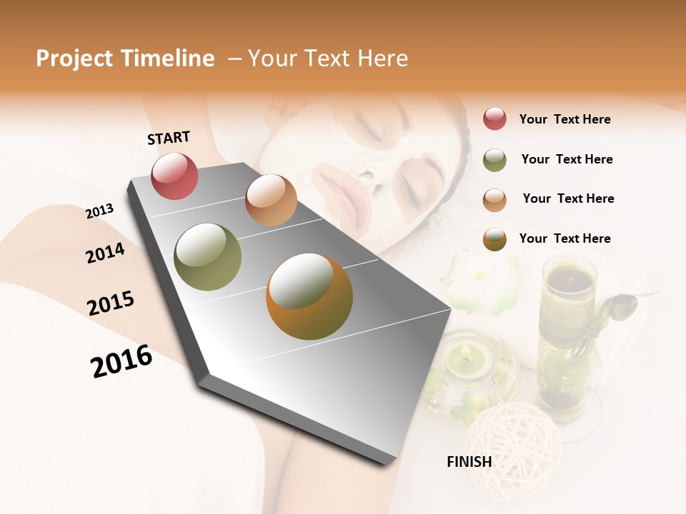 Beauty Therapy Face Facial Mask PowerPoint Template