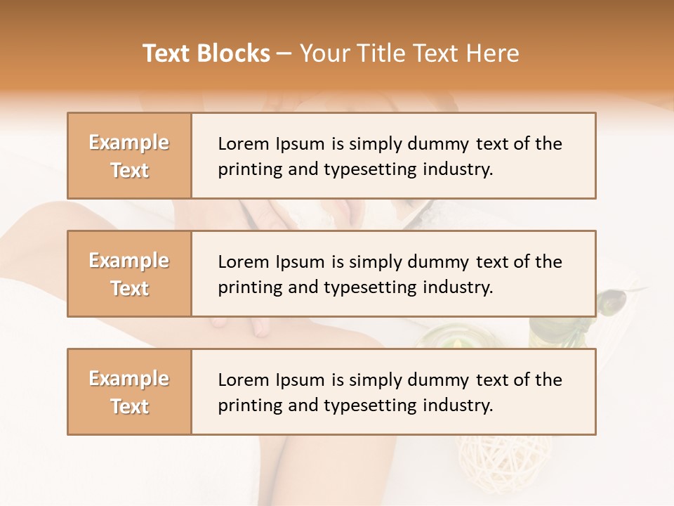 Beauty Therapy Face Facial Mask PowerPoint Template
