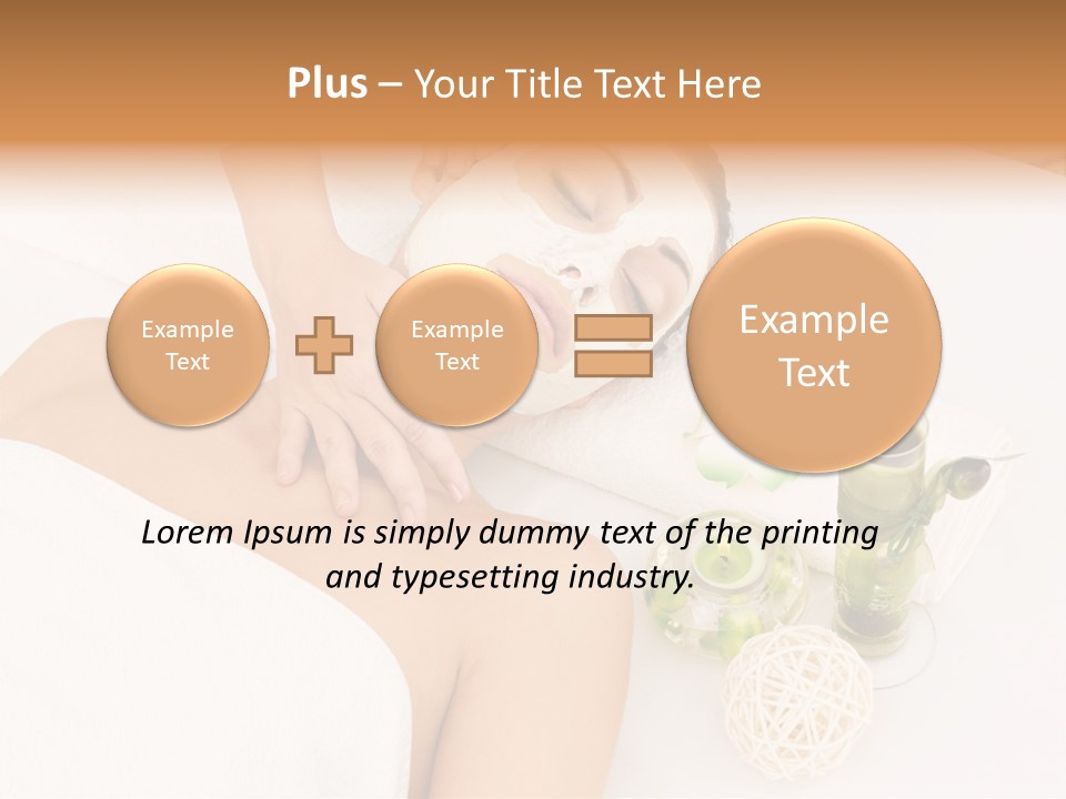 Beauty Therapy Face Facial Mask PowerPoint Template