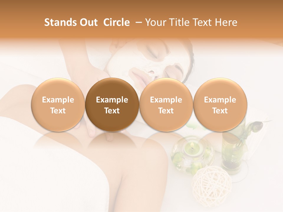 Beauty Therapy Face Facial Mask PowerPoint Template