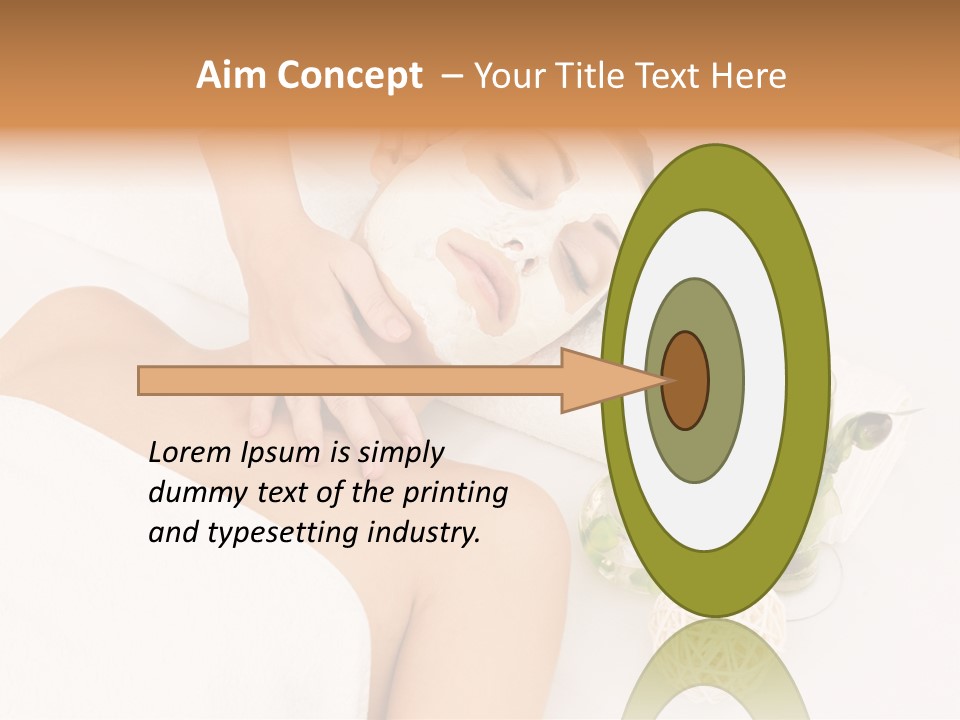 Beauty Therapy Face Facial Mask PowerPoint Template