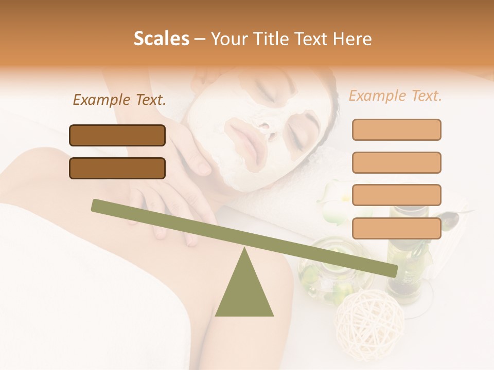 Beauty Therapy Face Facial Mask PowerPoint Template