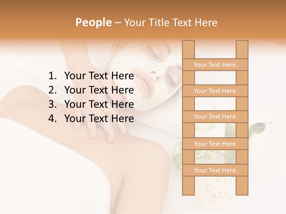 Beauty Therapy Face Facial Mask PowerPoint Template