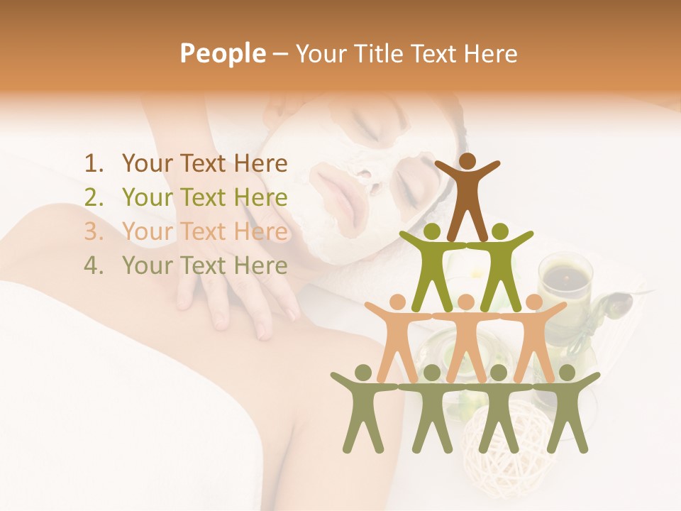 Beauty Therapy Face Facial Mask PowerPoint Template