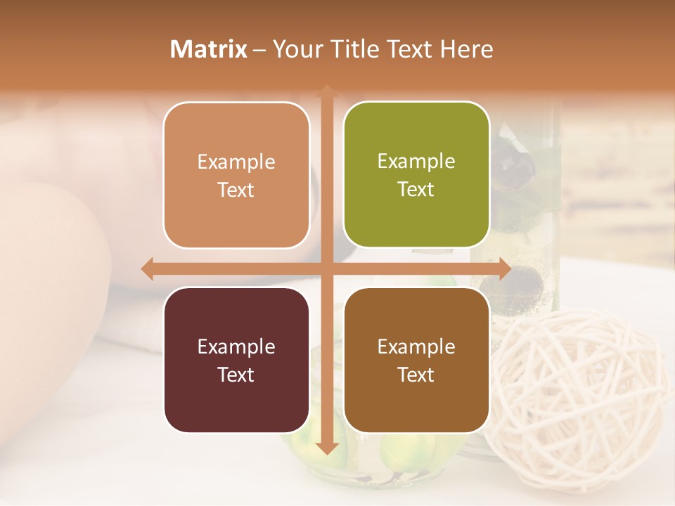 One Closed Eye Lying Down PowerPoint Template