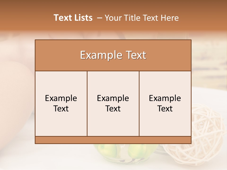 One Closed Eye Lying Down PowerPoint Template