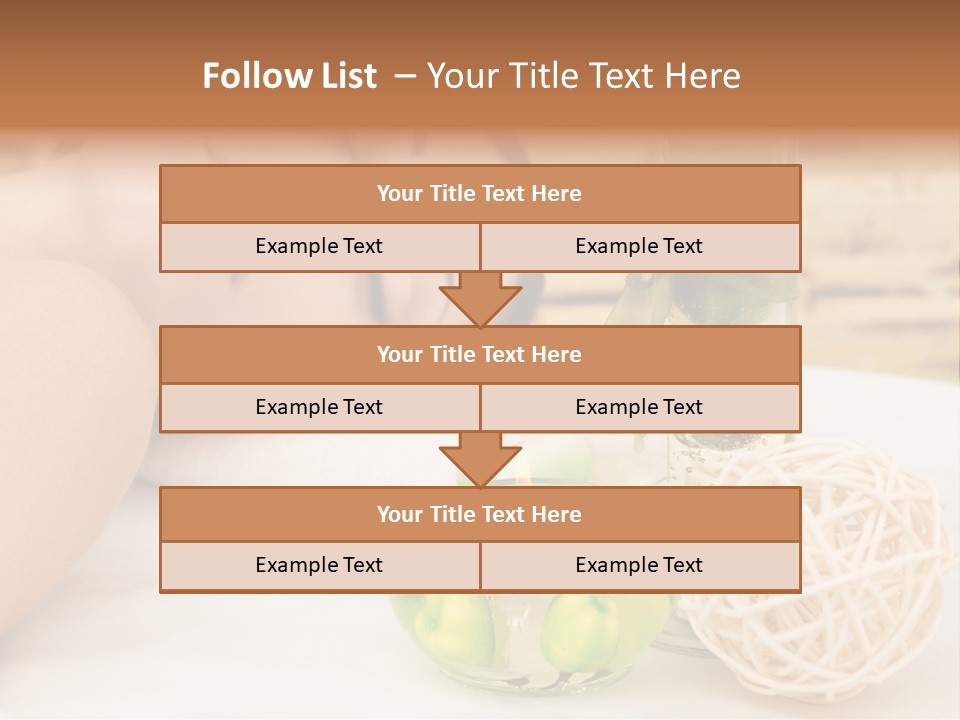 One Closed Eye Lying Down PowerPoint Template