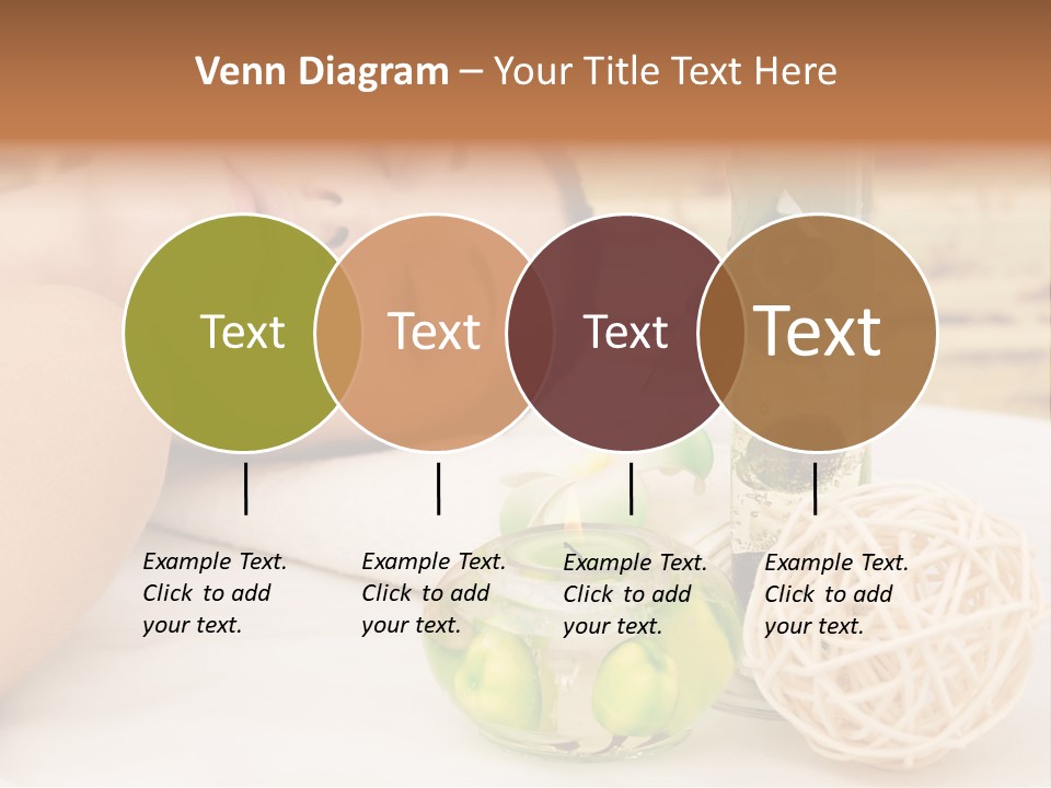 One Closed Eye Lying Down PowerPoint Template