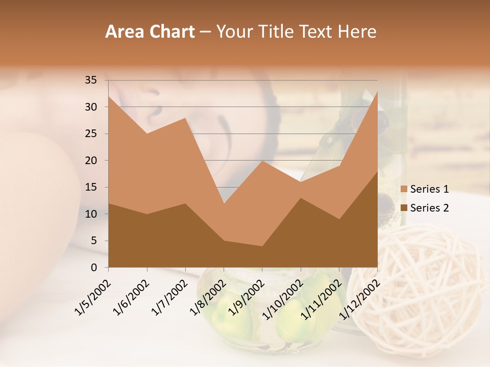 One Closed Eye Lying Down PowerPoint Template