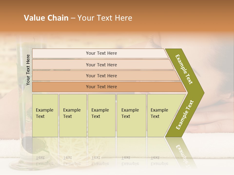 Young Girl Calm PowerPoint Template