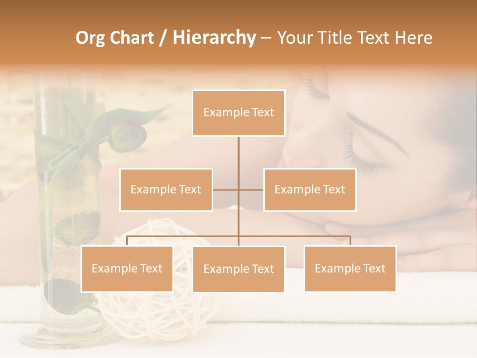 Young Girl Calm PowerPoint Template