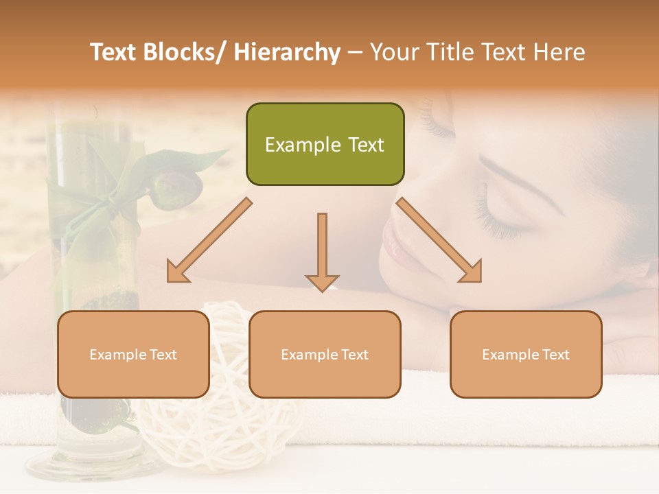 Young Girl Calm PowerPoint Template