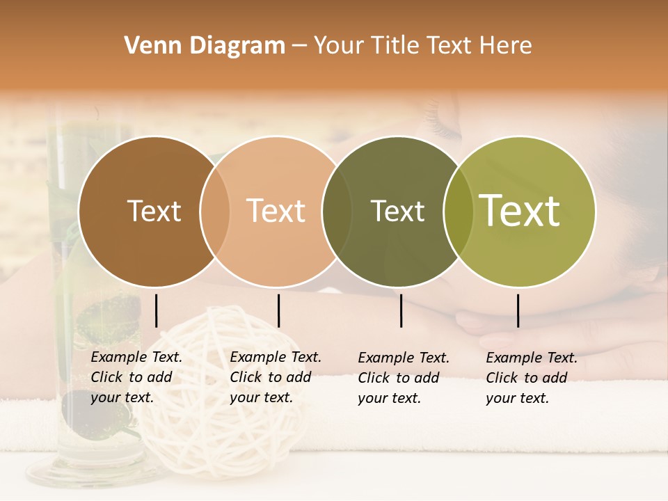 Young Girl Calm PowerPoint Template