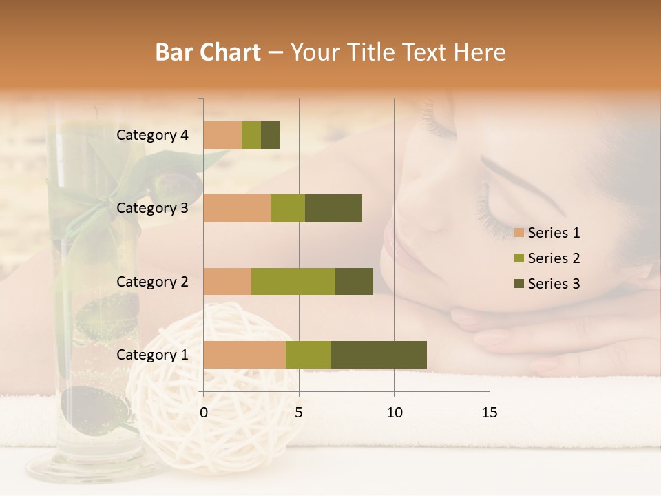 Young Girl Calm PowerPoint Template