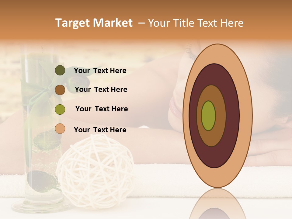 Young Girl Calm PowerPoint Template