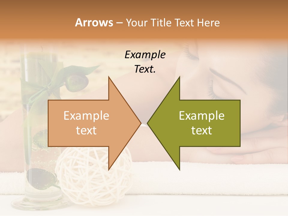 Young Girl Calm PowerPoint Template