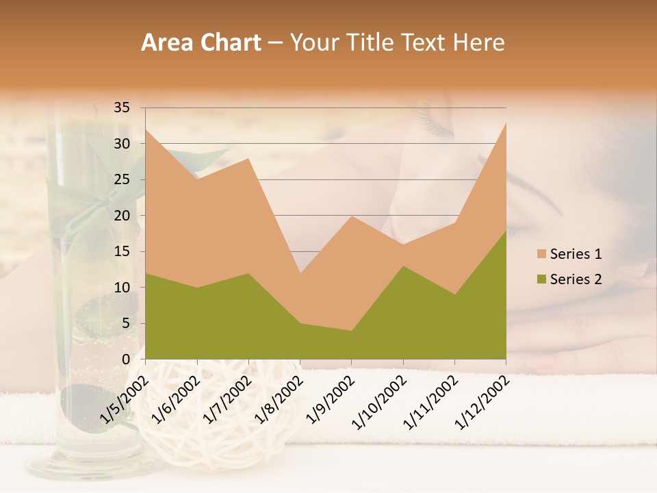 Young Girl Calm PowerPoint Template