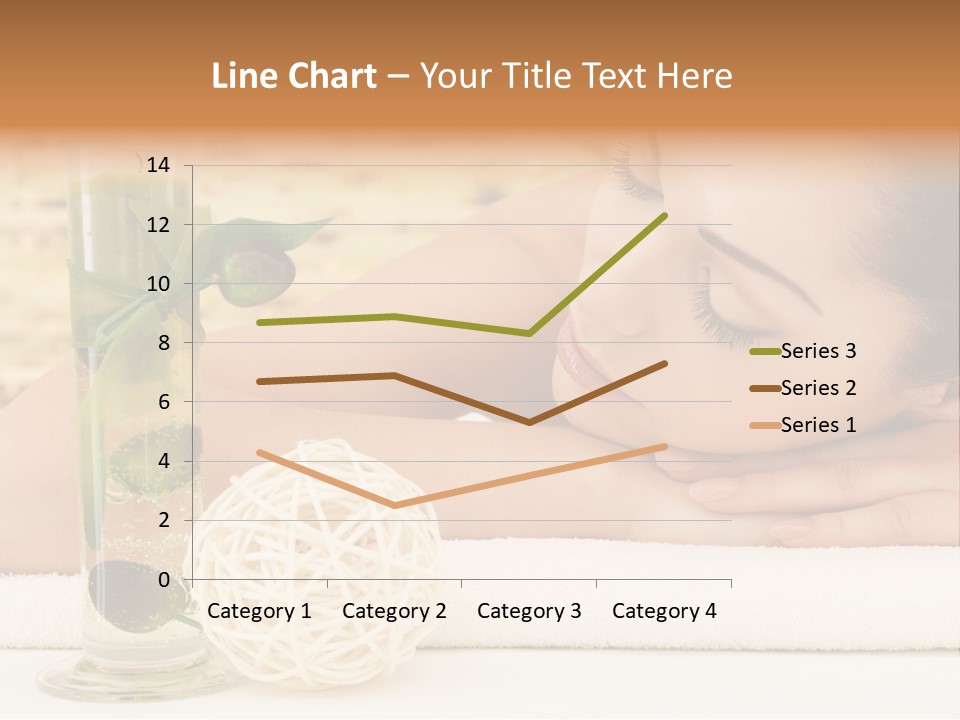 Young Girl Calm PowerPoint Template