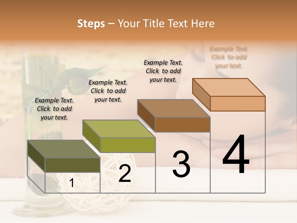 Young Girl Calm PowerPoint Template